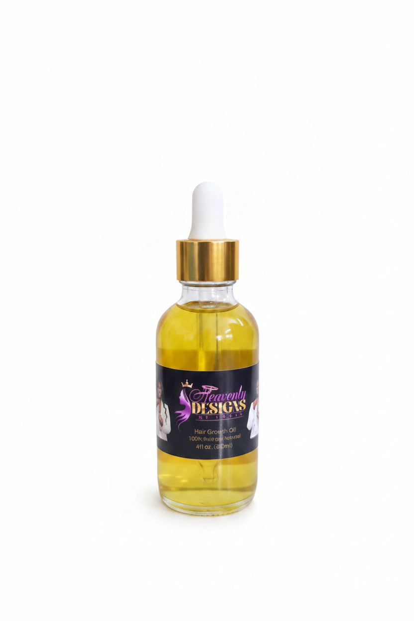 Heavenly Designs By Ebony Hair Growth Oil 4 Oz.